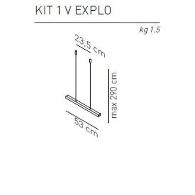 Подвесной светильник Axo Light Explo accessories KIT 1 V EXPLO Подвесной светильник Axo Light Explo accessories KIT 1 V EXPLO