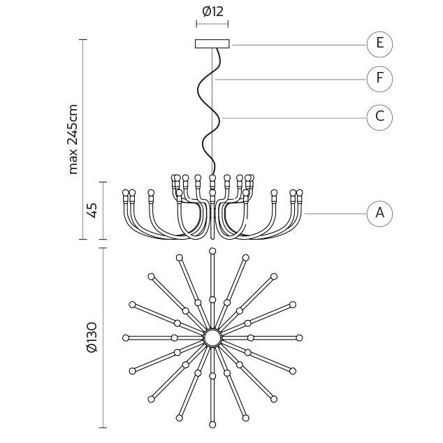 Люстра Karman Snoob SE609N Люстра Karman Snoob SE609N
