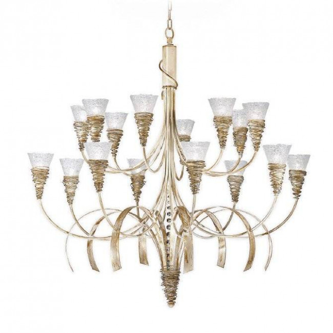 Люстра Masca Siberia 1818/16 Bianco oro / Glass 414 Люстра Masca Siberia 1818/16 Bianco oro / Glass 414