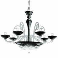 Люстра MURANOdue Gallery Orleans L12 Nero Cristallo 0000737 Люстра MURANOdue Gallery Orleans L12 Nero Cristallo 0000737