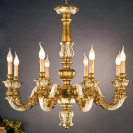 Люстра Passeri International Legno L 7460/8 Dec. 01 + 026 Люстра Passeri International Legno L 7460/8 Dec. 01 + 026