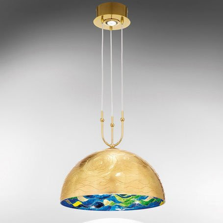 Подвесной светильник Kolarz Aura 0395.31+1L.3.Aq.BG