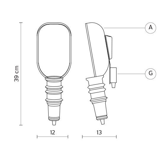 Бра Karman Work in progress AP125 1B INT Бра Karman Work in progress AP125 1B INT