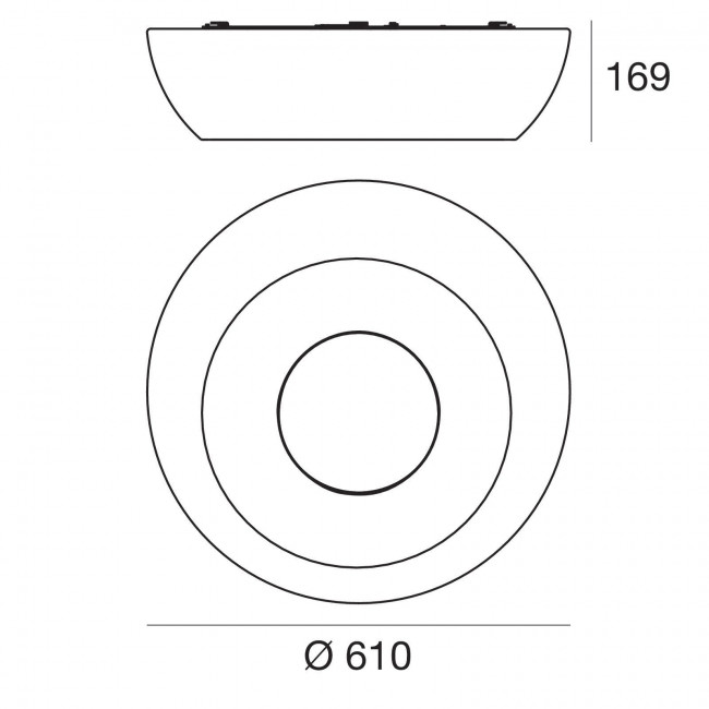 Настенно-потолочный светильник Linea Light Oblix 8182