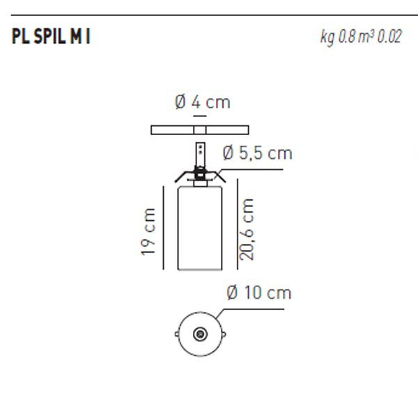 Потолочный светильник Axo Light Spillray PL SPIL M I Cristallo PLSPILMICSCR12V Потолочный светильник Axo Light Spillray PL SPIL M I Cristallo PLSPILMICSCR12V