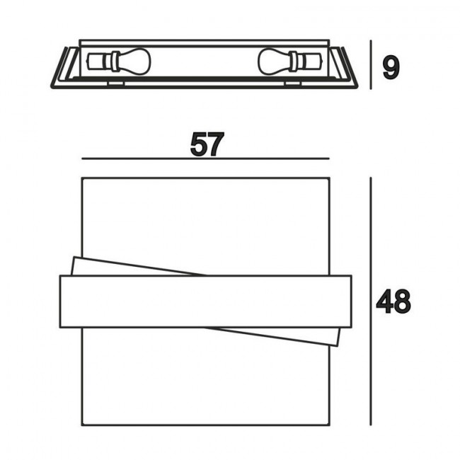 Потолочный светильник Linea Light Zig Zag 7289 Потолочный светильник Linea Light Zig Zag 7289