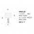 Настольная лампа IDL Charme 600/1LM bronze with green Murano glass / dove grey chinette Настольная лампа IDL Charme 600/1LM bronze with green Murano glass / dove grey chinette