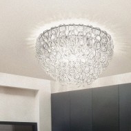 Потолочный светильник Vistosi Giogali PL 80 E27 CR/TR CR Потолочный светильник Vistosi Giogali PL 80 E27 CR/TR CR