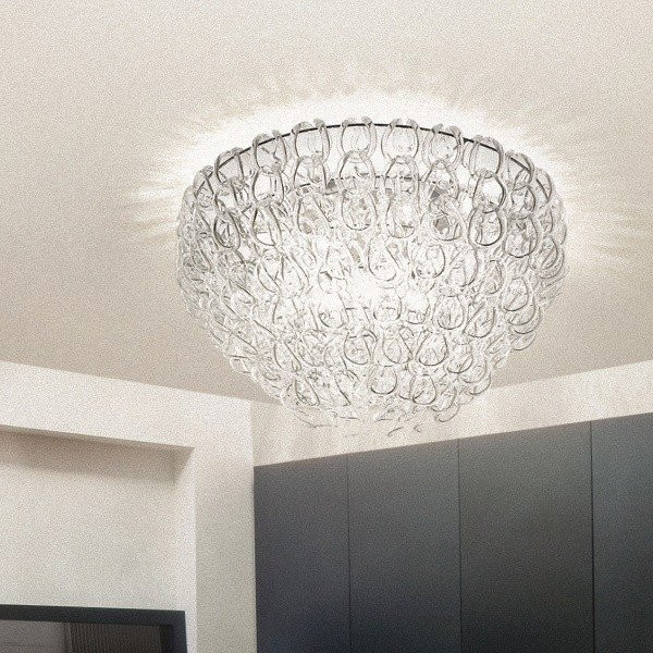 Потолочный светильник Vistosi Giogali PL 80 E27 CR/TR CR Потолочный светильник Vistosi Giogali PL 80 E27 CR/TR CR