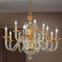 Люстра Euroluce Donatello Alicante L8 Amber Люстра Euroluce Donatello Alicante L8 Amber