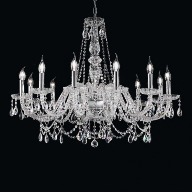 Люстра Renzo Del Ventisette L 14423/12 CR DEC. CROMO Люстра Renzo Del Ventisette L 14423/12 CR DEC. CROMO