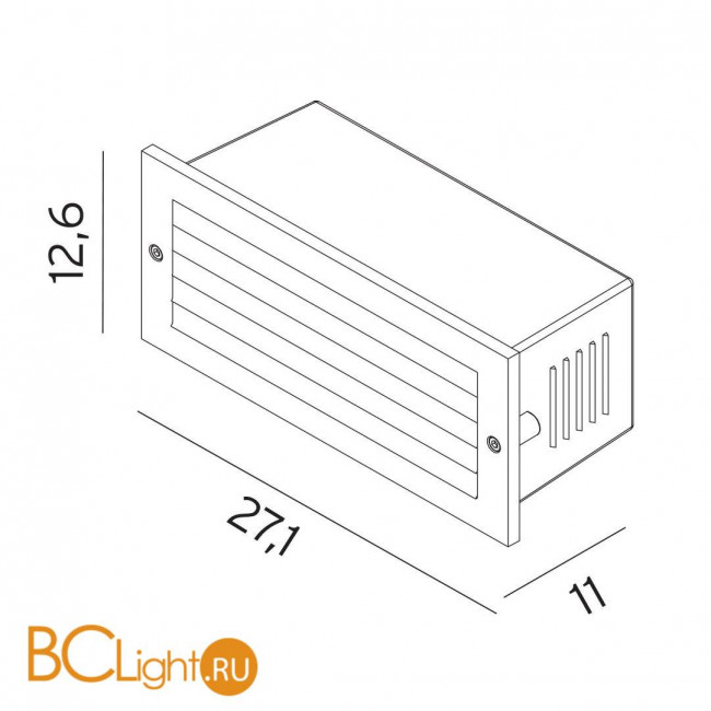 Встраиваемый светильник Norlys Grimstad 1545AL