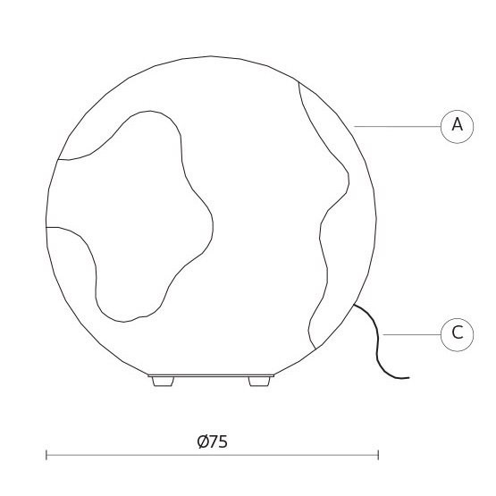 Напольный светильник Karman Ululi-Ulula M649GG