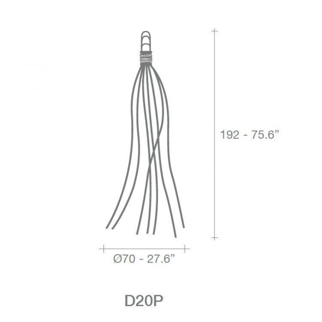 Торшер (напольный светильник) Terzani Hugo D20P F3 A1 Торшер (напольный светильник) Terzani Hugo D20P F3 A1
