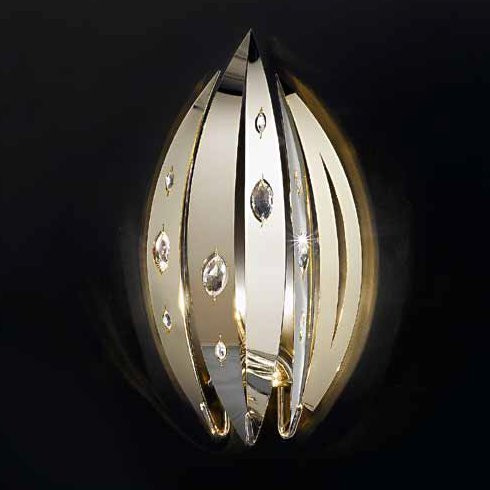 Настенный светильник IDL Crystal Palm 470/2A light gold Настенный светильник IDL Crystal Palm 470/2A light gold