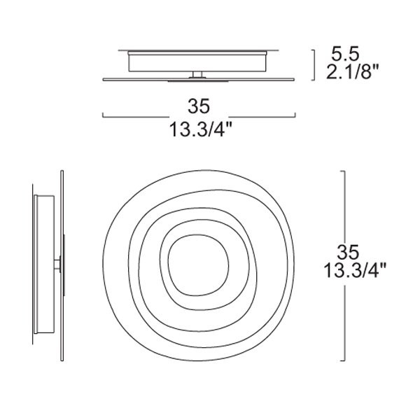 Настенно-потолочный светильник Leucos BETA SMALL P-PL 0002707 Настенно-потолочный светильник Leucos BETA SMALL P-PL 0002707