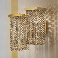 Настенный светильник Masiero Skyline A2 G14 CUT CRYSTAL