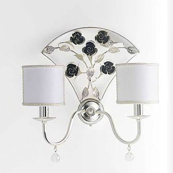 Бра MM Lampadari Paris 6988/A2-11 V2544 Paralume Bianco Бра MM Lampadari Paris 6988/A2-11 V2544 Paralume Bianco