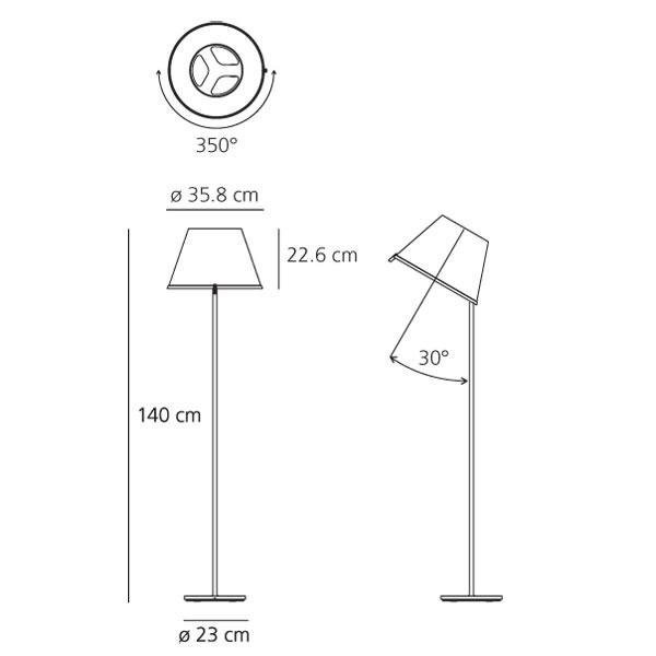 Торшер Artemide Choose 1136120A Торшер Artemide Choose 1136120A