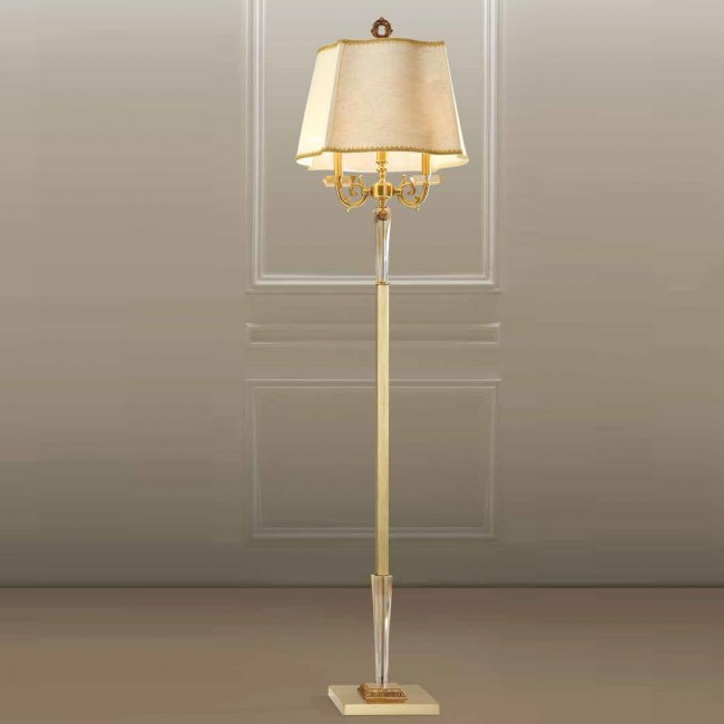 Торшер Euroluce Ermes PT2 gold Transparent Торшер Euroluce Ermes PT2 gold Transparent