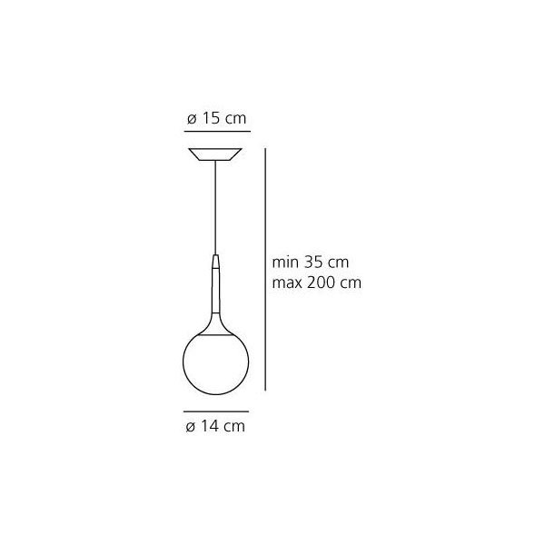 Подвесной светильник Artemide Castore 1045110A Подвесной светильник Artemide Castore 1045110A