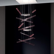 Подвесной светильник Axo Light Explo SP EXP Q 10 Rosso SPEXPQ10RSXXR7S Подвесной светильник Axo Light Explo SP EXP Q 10 Rosso SPEXPQ10RSXXR7S