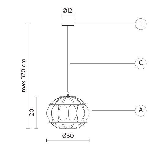 Уличный подвесной светильник Karman Ginger SE116 1A EXT Уличный подвесной светильник Karman Ginger SE116 1A EXT