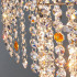 Подвесной светильник Euroluce Stars S11 silver C COLLECTION amber Подвесной светильник Euroluce Stars S11 silver C COLLECTION amber