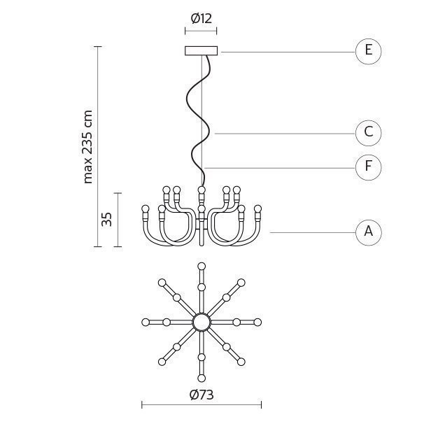 Люстра Karman Snoob SE610N Люстра Karman Snoob SE610N