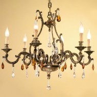 Люстра Passeri International Ottone L 6900/6/G Dec. 076 Люстра Passeri International Ottone L 6900/6/G Dec. 076