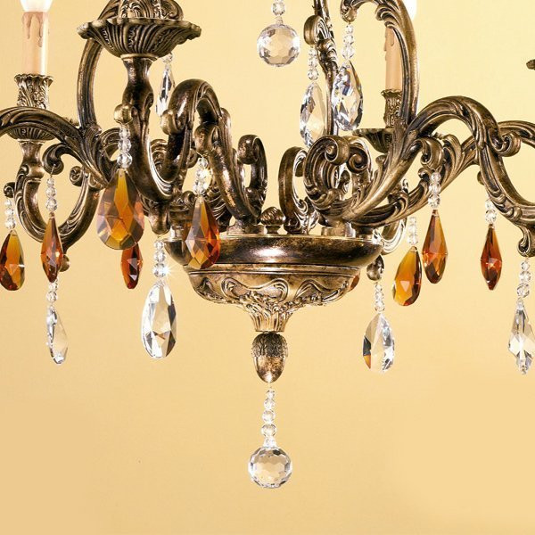 Люстра Passeri International Ottone L 6900/6/G Dec. 076 Люстра Passeri International Ottone L 6900/6/G Dec. 076