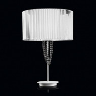 Настольная лампа Beby Group Miss Bjioux 0117L01 White Leather 01 White Trasparent Cut Crystal Настольная лампа Beby Group Miss Bjioux 0117L01 White Leather 01 White Trasparent Cut Crystal