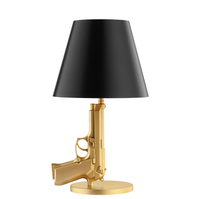 Настольная лампа Flos Guns Bedside Gun Gold F2953000 Настольная лампа Flos Guns Bedside Gun Gold F2953000
