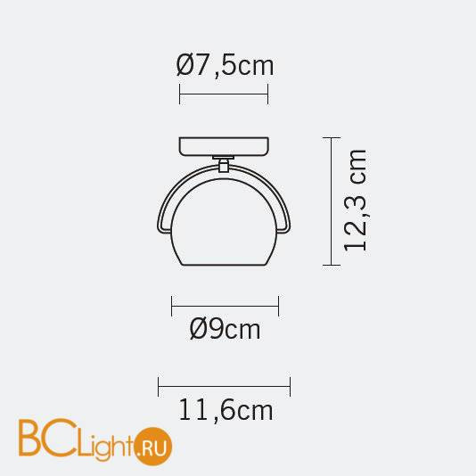 Спот (точечный светильник) Fabbian Beluga White D57 G27 01
