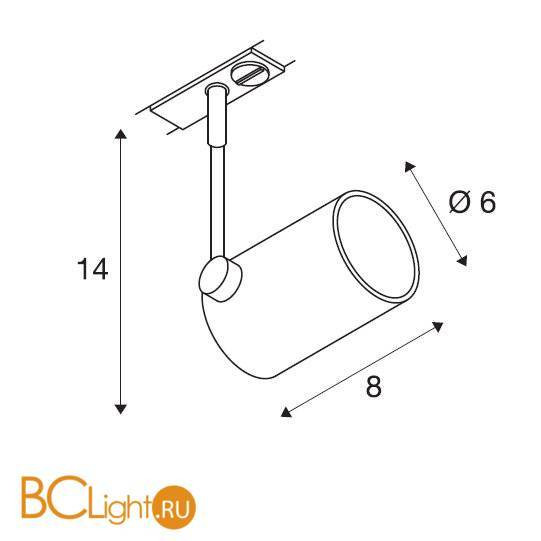Трековый светильник SLV Bima 143442 Трековый светильник SLV Bima 143442