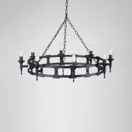 Люстра Elstead Lighting Saxon SAX8 BLK Люстра Elstead Lighting Saxon SAX8 BLK