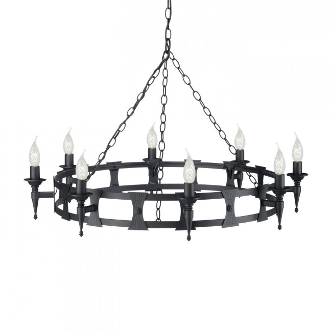 Люстра Elstead Lighting Saxon SAX8 BLK Люстра Elstead Lighting Saxon SAX8 BLK