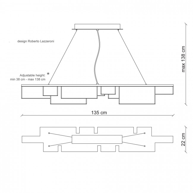 Подвесной светильник Baga Bespoke Gisele G01N1 Подвесной светильник Baga Bespoke Gisele G01N1