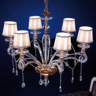 Люстра Euroluce Venere L6 gold Shade Люстра Euroluce Venere L6 gold Shade