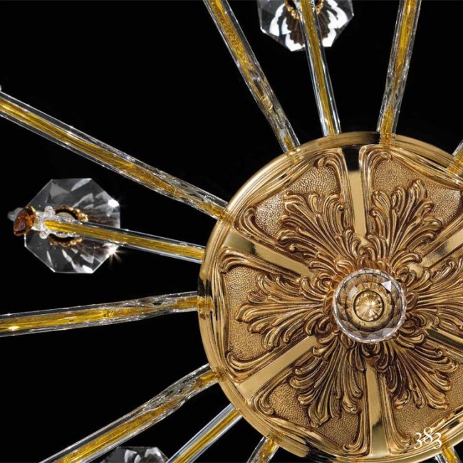 Люстра Euroluce Venere L6 gold Shade