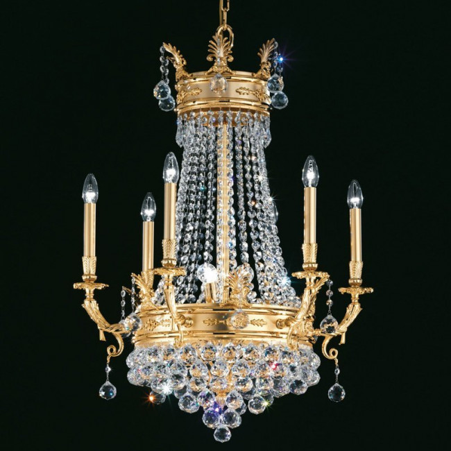 Люстра Masiero Impero & Deco VE 804 6+3+3 CUT CRYSTAL