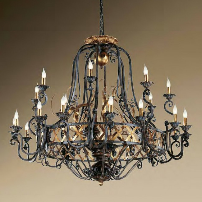 Люстра MM Lampadari Fiamme 6618/16+8 V2176 Люстра MM Lampadari Fiamme 6618/16+8 V2176