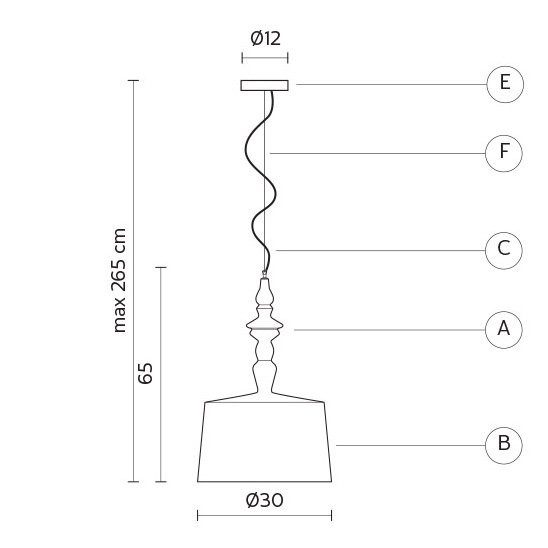 Подвесной светильник Karman Ali E Baba SE624BC