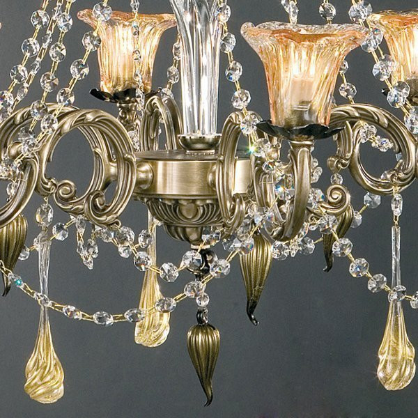 Люстра Passeri International Ottone L 7190/6 Dec. 086 Люстра Passeri International Ottone L 7190/6 Dec. 086