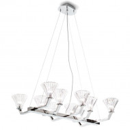 Люстра Renzo Del Ventisette Ohlala L14532/10 DEC. CROMO CRISTALLO TRASPARENTE Люстра Renzo Del Ventisette Ohlala L14532/10 DEC. CROMO CRISTALLO TRASPARENTE