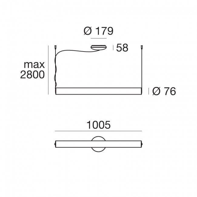 Подвесной светильник Linea Light Tu-O 8845 Подвесной светильник Linea Light Tu-O 8845