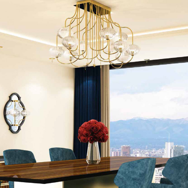 Потолочная люстра Beby Group Boheme 0690B03 Light Gold Потолочная люстра Beby Group Boheme 0690B03 Light Gold