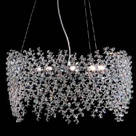 Подвесной светильник Renzo Del Ventisette L 14218/8 SW Trasparente DEC. CROMO Подвесной светильник Renzo Del Ventisette L 14218/8 SW Trasparente DEC. CROMO