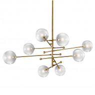 Люстра DeLight Collection Globe Mobile KG0835P-8 brass Люстра DeLight Collection Globe Mobile KG0835P-8 brass