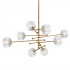 Люстра DeLight Collection Globe Mobile KG0835P-8 brass Люстра DeLight Collection Globe Mobile KG0835P-8 brass